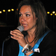 Buthayna Kamel makes history. (Soraya Sarhaddi Nelson/NPR)